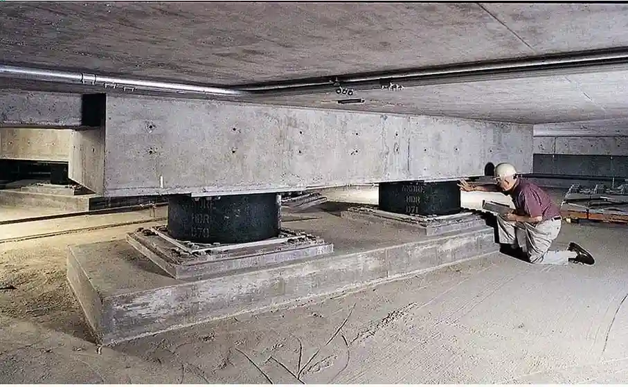 Illustrative image of Base isolation seismic design in Fullerton