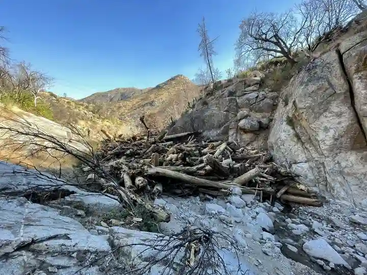 Illustrative image of Debris flow analysis in Fullerton