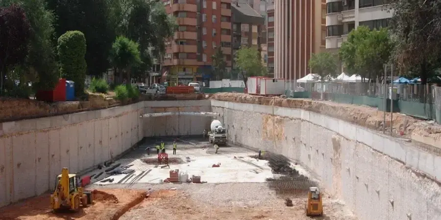 Illustrative image of Diaphragm wall design in Fullerton